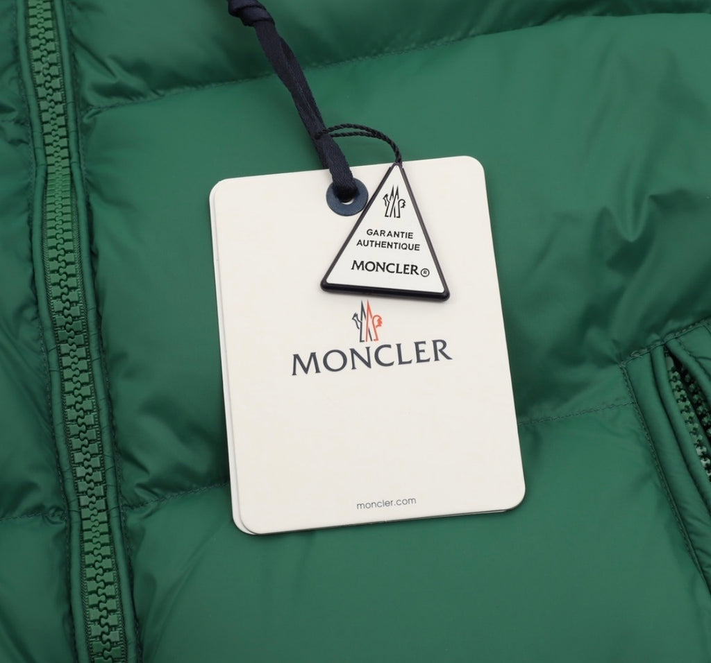 Alpine Quilted Short Down Jacket — Deep Green