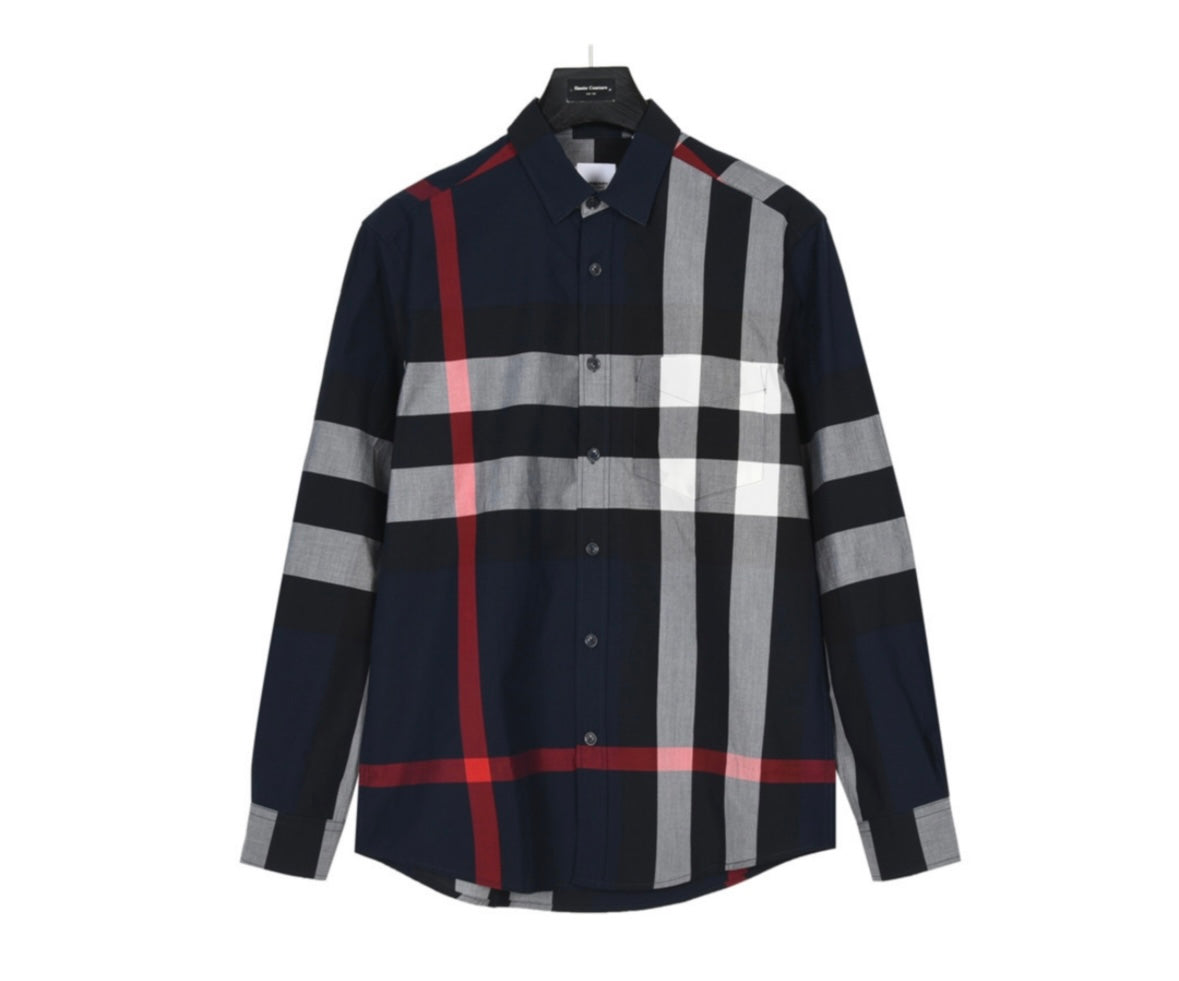 Archive Beige Check Stretch Poplin Shirt