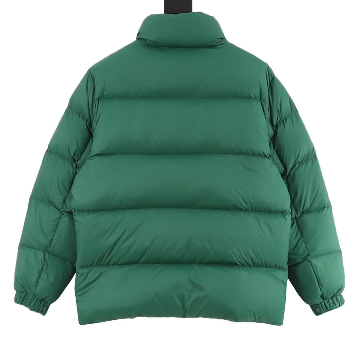 Alpine Quilted Short Down Jacket — Deep Green