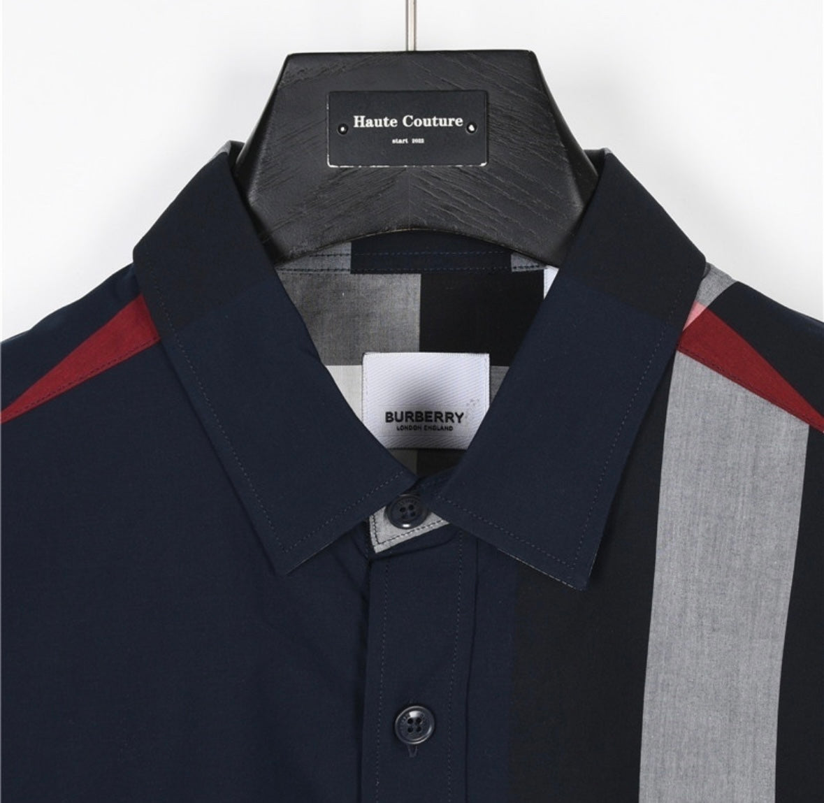 Archive Beige Check Stretch Poplin Shirt